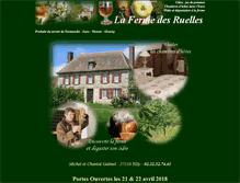 Tablet Screenshot of fermedesruelles.com